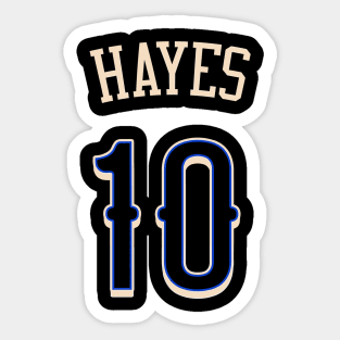 hayes Sticker